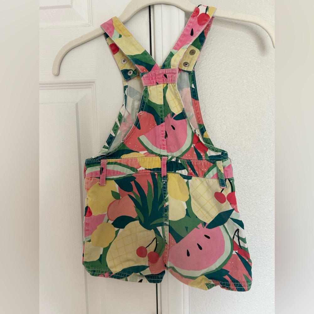 The Children's Place Pink and Yellow Summer Overalls - Picture 2 of 2
